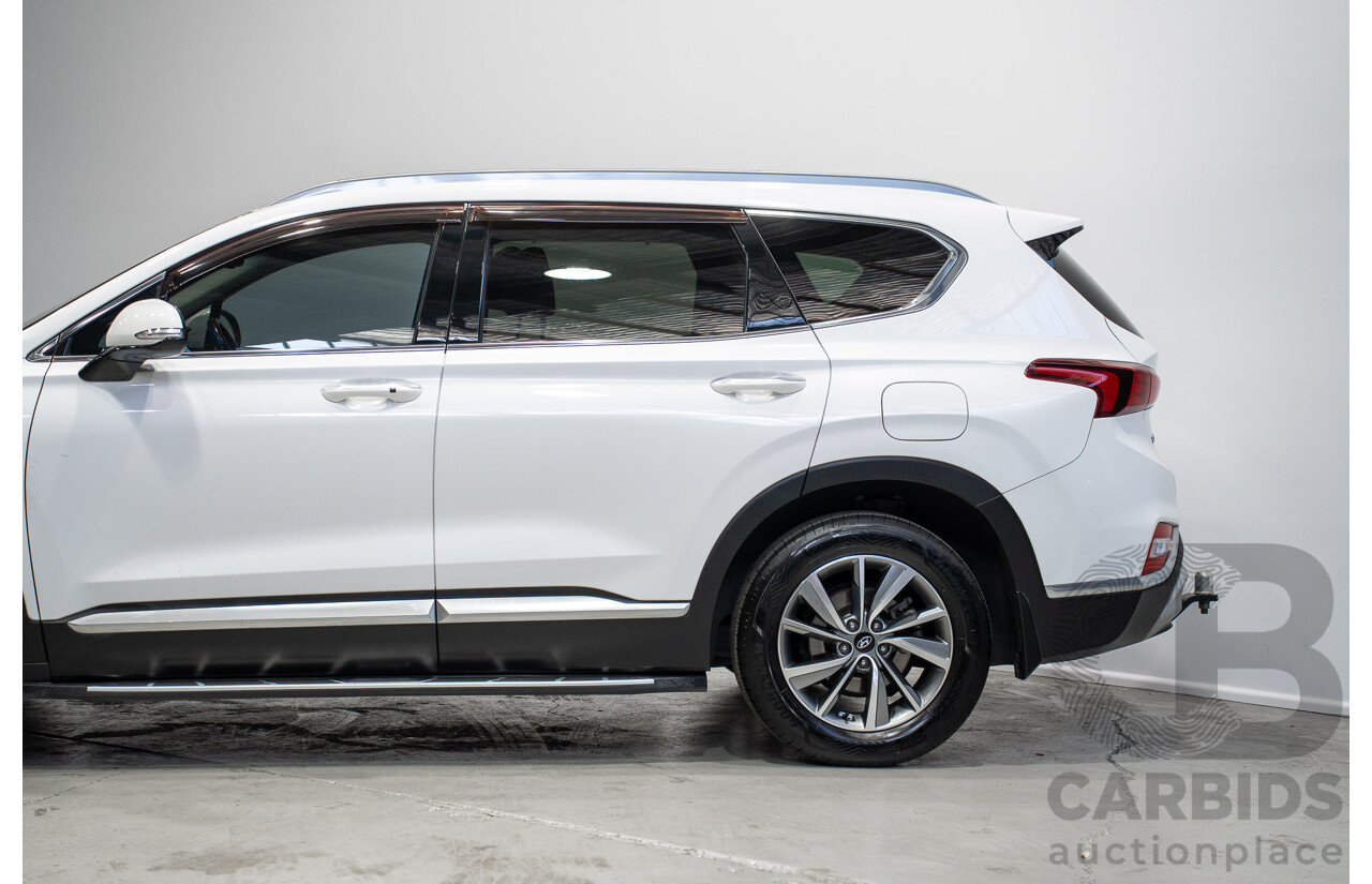 01/2020 Hyundai Santa Fe Elite CRDi (AWD) TM.2 MY20 4d Wagon White 2.2L