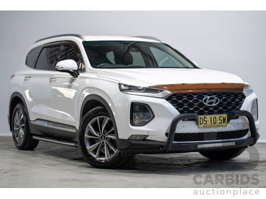 01/2020 Hyundai Santa Fe Elite CRDi (AWD) TM.2 MY20 4d Wagon White 2.2L