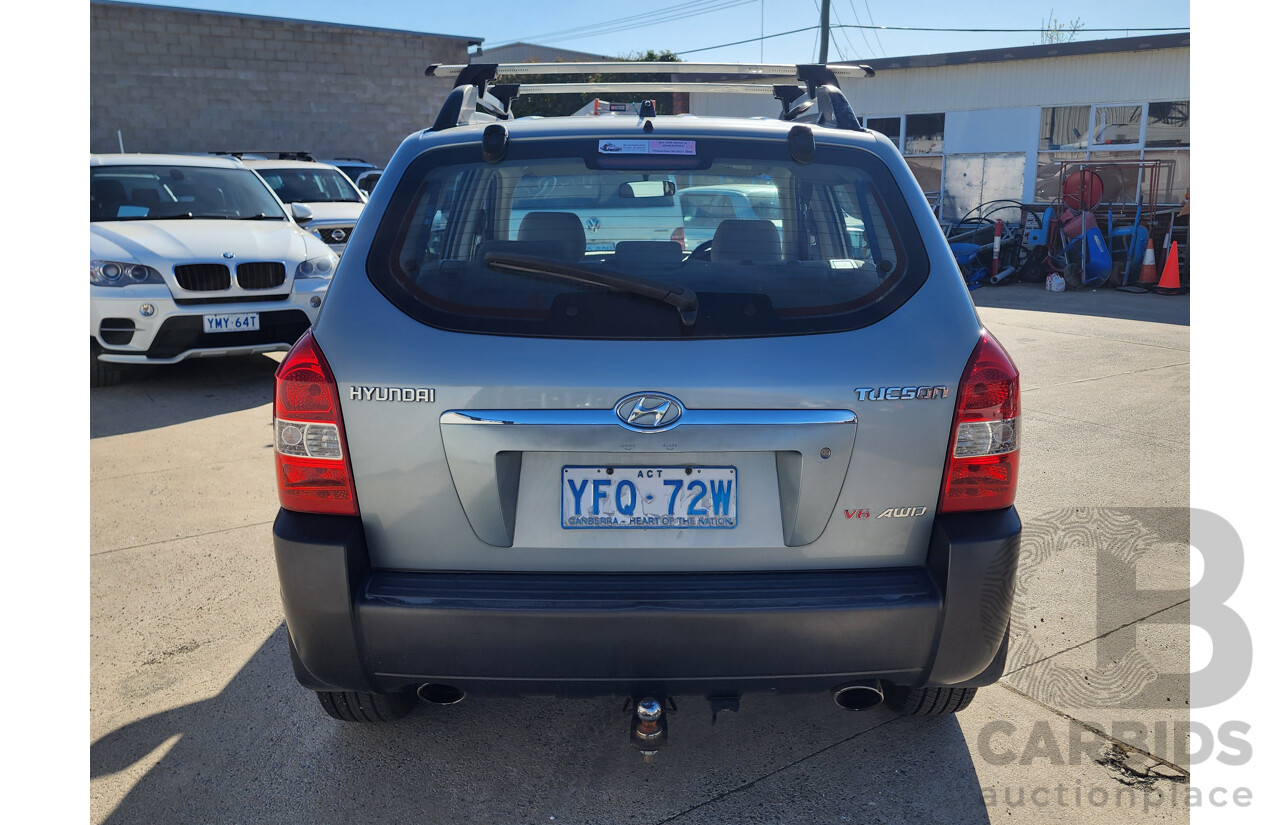 10/2004 Hyundai Tucson 4d Wagon Blue V6 2.7L