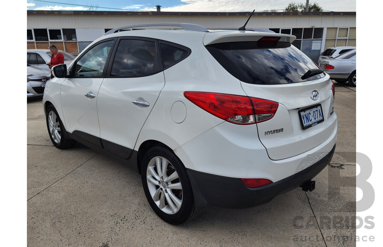 01/2012 Hyundai Ix35 Highlander (awd) LM MY11 4d Wagon White 2.0L