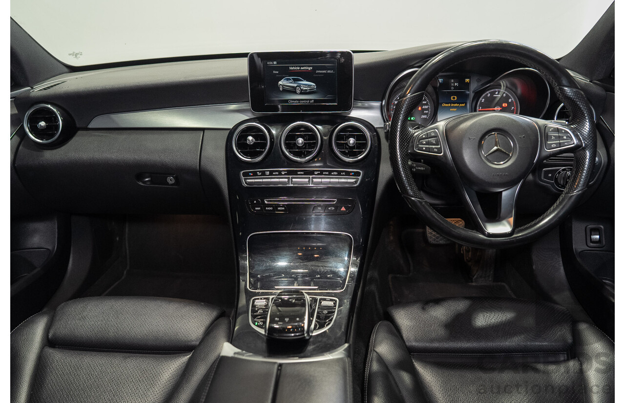 08/2016 Mercedes-Benz C200 (RWD) 205 MY16 4d Sedan White Turbo 2.0L
