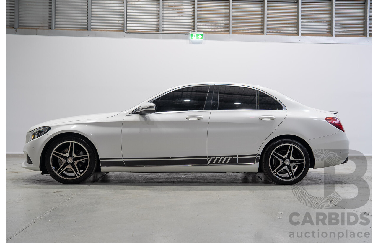08/2016 Mercedes-Benz C200 (RWD) 205 MY16 4d Sedan White Turbo 2.0L