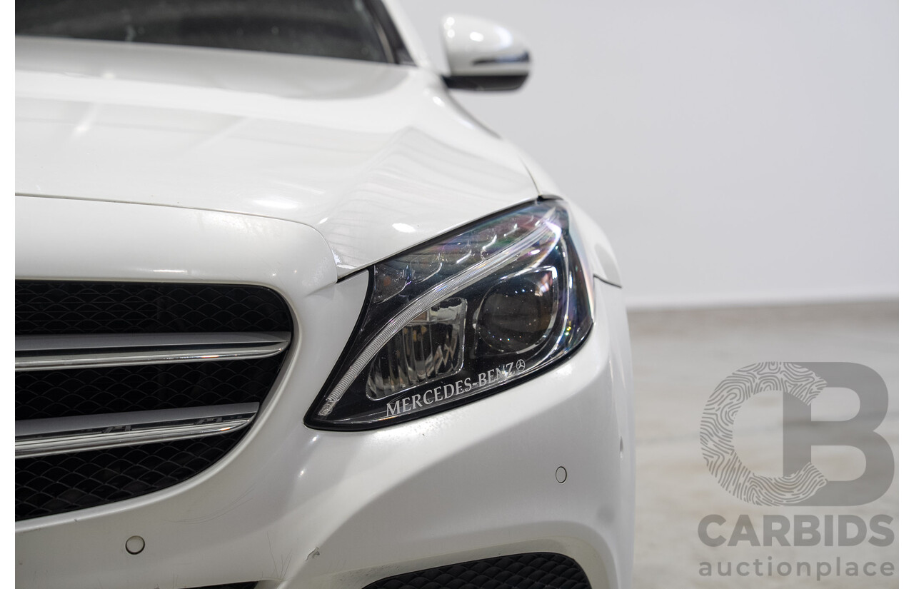 08/2016 Mercedes-Benz C200 (RWD) 205 MY16 4d Sedan White Turbo 2.0L