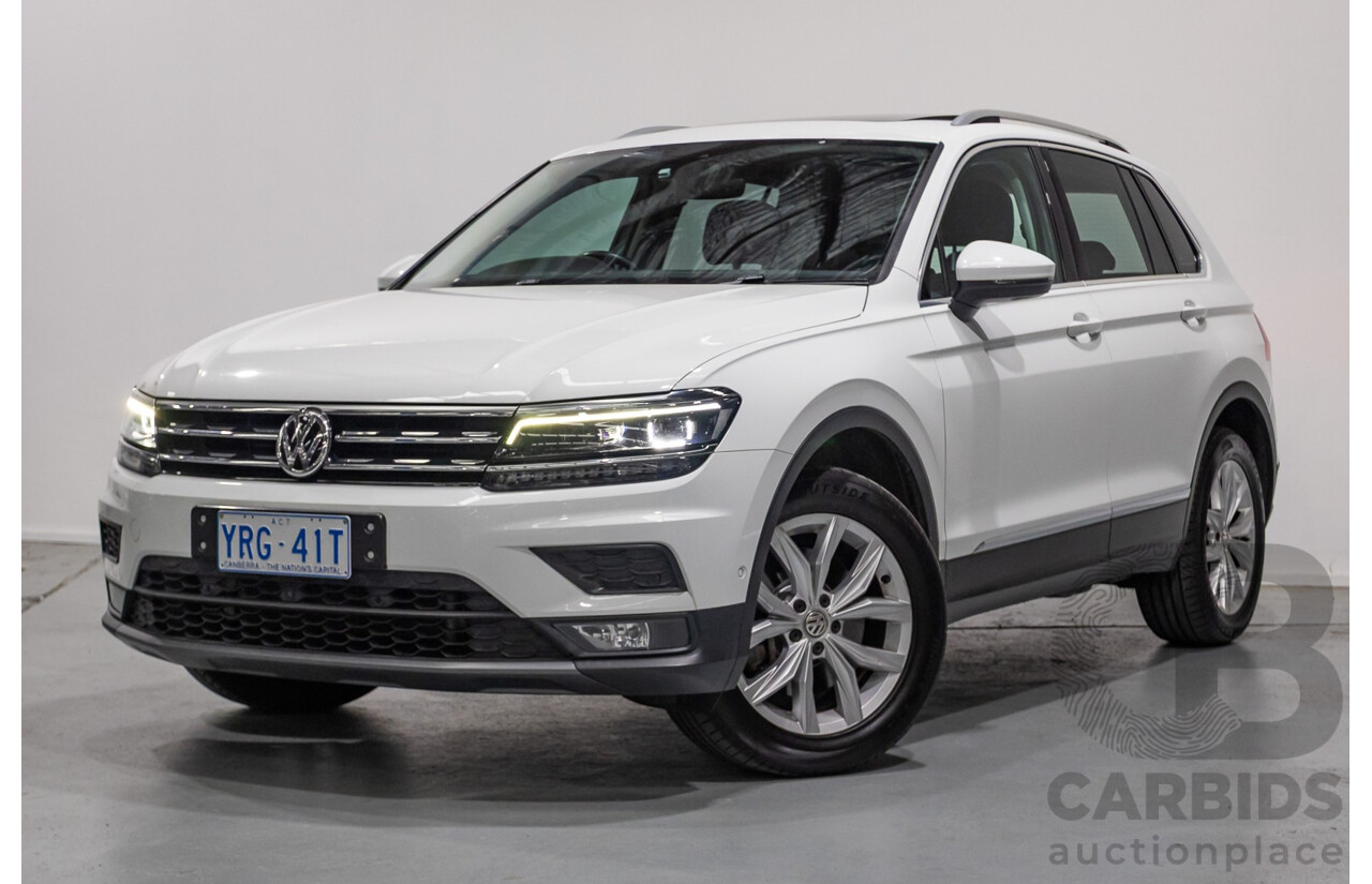 8/2019 Volkswagen Tiguan 132 TSI Comfortline (AWD) 5NA MY19 4d Wagon Pure White Turbo 2.0L