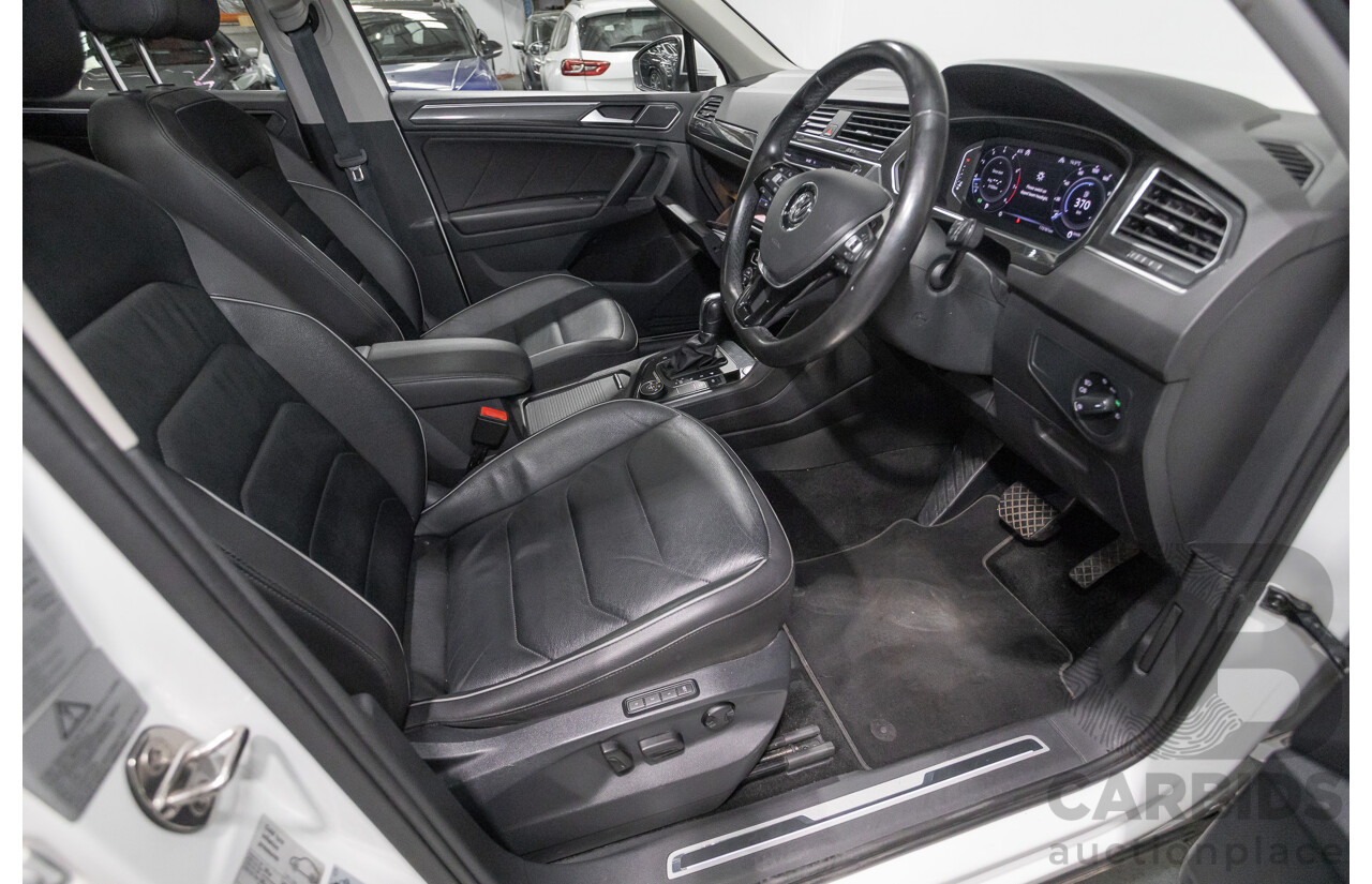 8/2019 Volkswagen Tiguan 132 TSI Comfortline (AWD) 5NA MY19 4d Wagon Pure White Turbo 2.0L