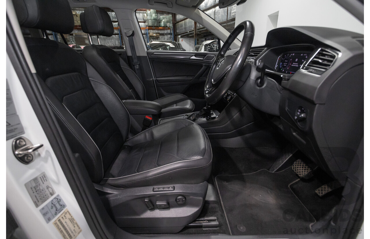 8/2019 Volkswagen Tiguan 132 TSI Comfortline (AWD) 5NA MY19 4d Wagon Pure White Turbo 2.0L