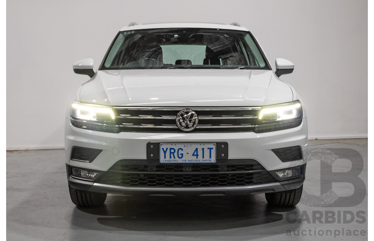 8/2019 Volkswagen Tiguan 132 TSI Comfortline (AWD) 5NA MY19 4d Wagon Pure White Turbo 2.0L
