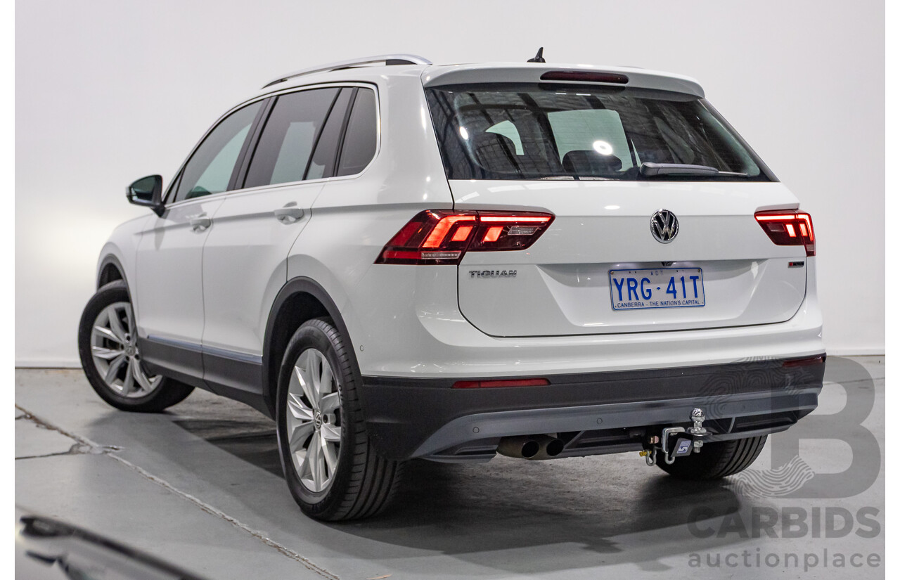 8/2019 Volkswagen Tiguan 132 TSI Comfortline (AWD) 5NA MY19 4d Wagon Pure White Turbo 2.0L