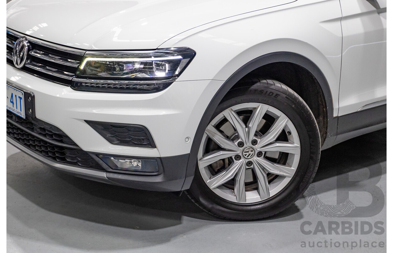 8/2019 Volkswagen Tiguan 132 TSI Comfortline (AWD) 5NA MY19 4d Wagon Pure White Turbo 2.0L