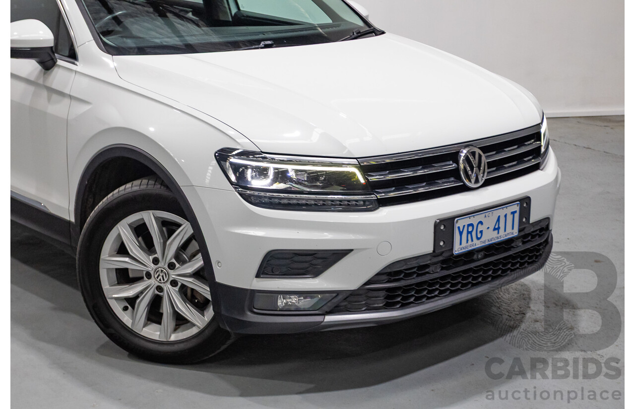 8/2019 Volkswagen Tiguan 132 TSI Comfortline (AWD) 5NA MY19 4d Wagon Pure White Turbo 2.0L
