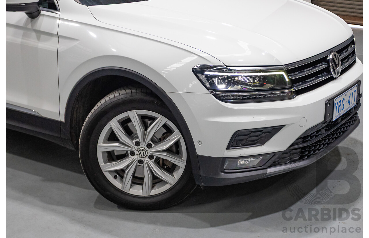 8/2019 Volkswagen Tiguan 132 TSI Comfortline (AWD) 5NA MY19 4d Wagon Pure White Turbo 2.0L