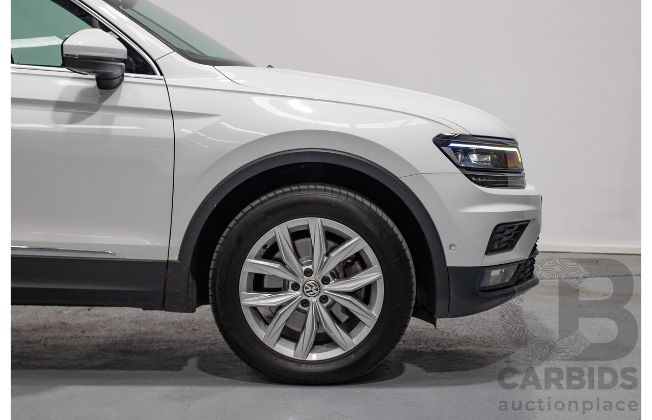 8/2019 Volkswagen Tiguan 132 TSI Comfortline (AWD) 5NA MY19 4d Wagon Pure White Turbo 2.0L