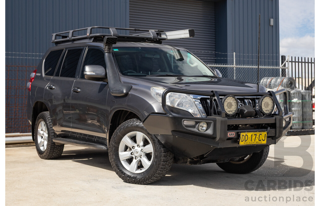 09/2015 Toyota Landcruiser Prado GXL (4x4) GDJ150R MY16 4D Wagon Magnetic Grey Metallic Turbo Diesel 2.8L - 7 seater