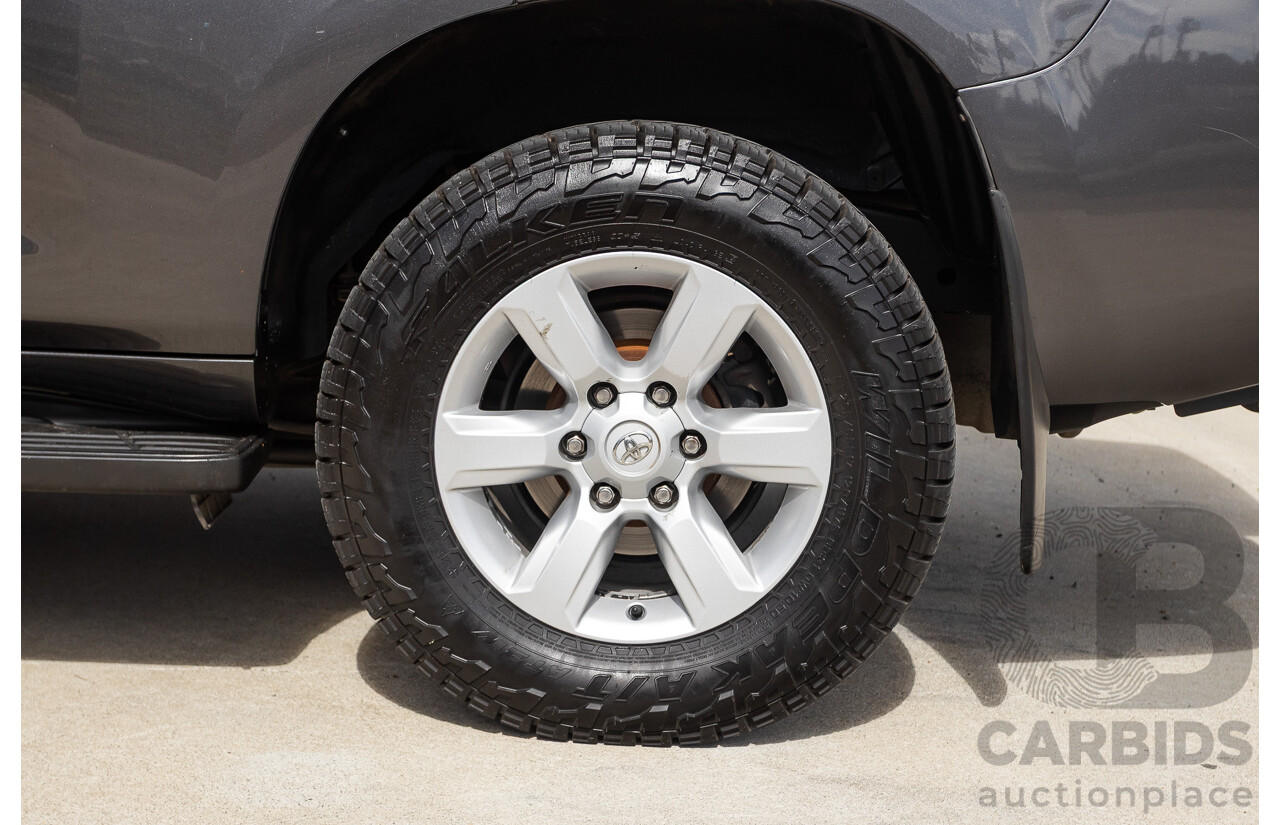 09/2015 Toyota Landcruiser Prado GXL (4x4) GDJ150R MY16 4D Wagon Magnetic Grey Metallic Turbo Diesel 2.8L - 7 seater
