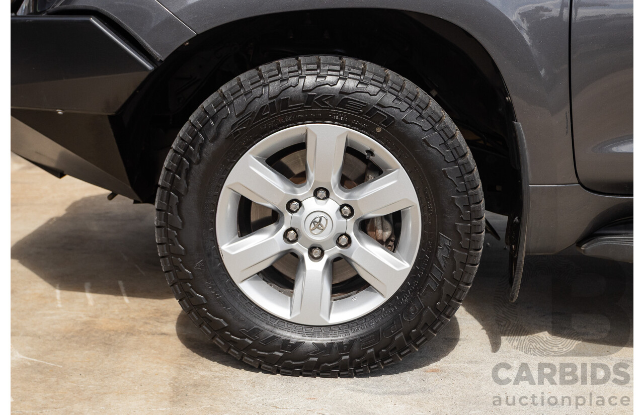09/2015 Toyota Landcruiser Prado GXL (4x4) GDJ150R MY16 4D Wagon Magnetic Grey Metallic Turbo Diesel 2.8L - 7 seater