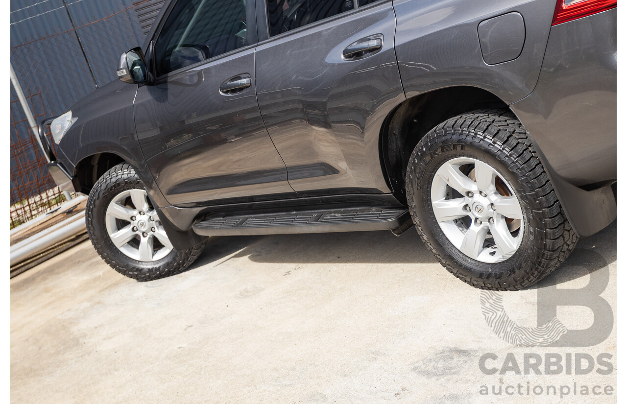 09/2015 Toyota Landcruiser Prado GXL (4x4) GDJ150R MY16 4D Wagon Magnetic Grey Metallic Turbo Diesel 2.8L - 7 seater