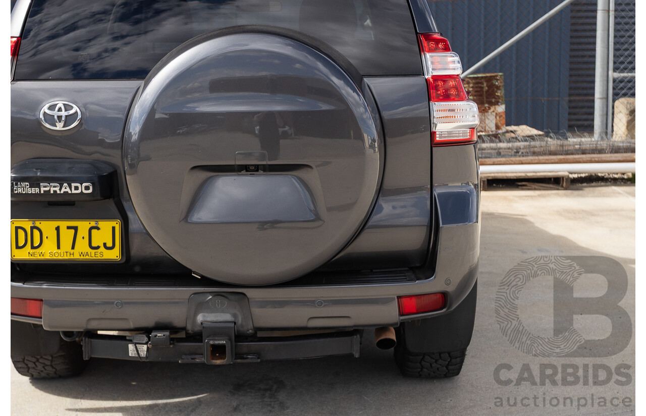 09/2015 Toyota Landcruiser Prado GXL (4x4) GDJ150R MY16 4D Wagon Magnetic Grey Metallic Turbo Diesel 2.8L - 7 seater