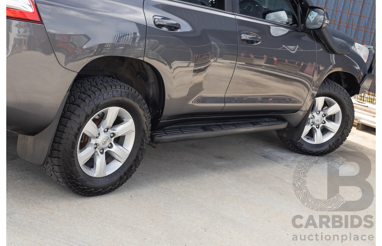 09/2015 Toyota Landcruiser Prado GXL (4x4) GDJ150R MY16 4D Wagon Magnetic Grey Metallic Turbo Diesel 2.8L - 7 seater