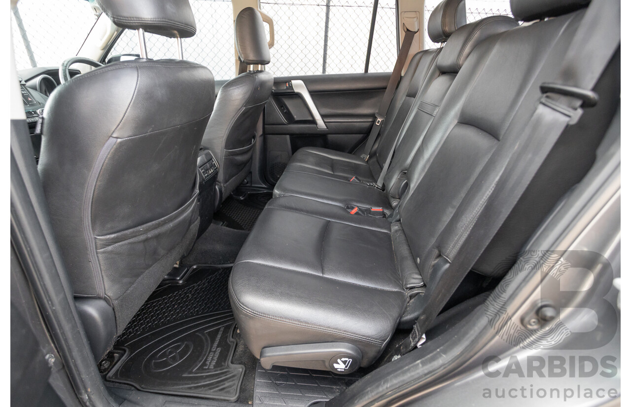 09/2015 Toyota Landcruiser Prado GXL (4x4) GDJ150R MY16 4D Wagon Magnetic Grey Metallic Turbo Diesel 2.8L - 7 seater