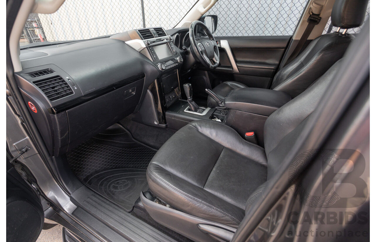09/2015 Toyota Landcruiser Prado GXL (4x4) GDJ150R MY16 4D Wagon Magnetic Grey Metallic Turbo Diesel 2.8L - 7 seater