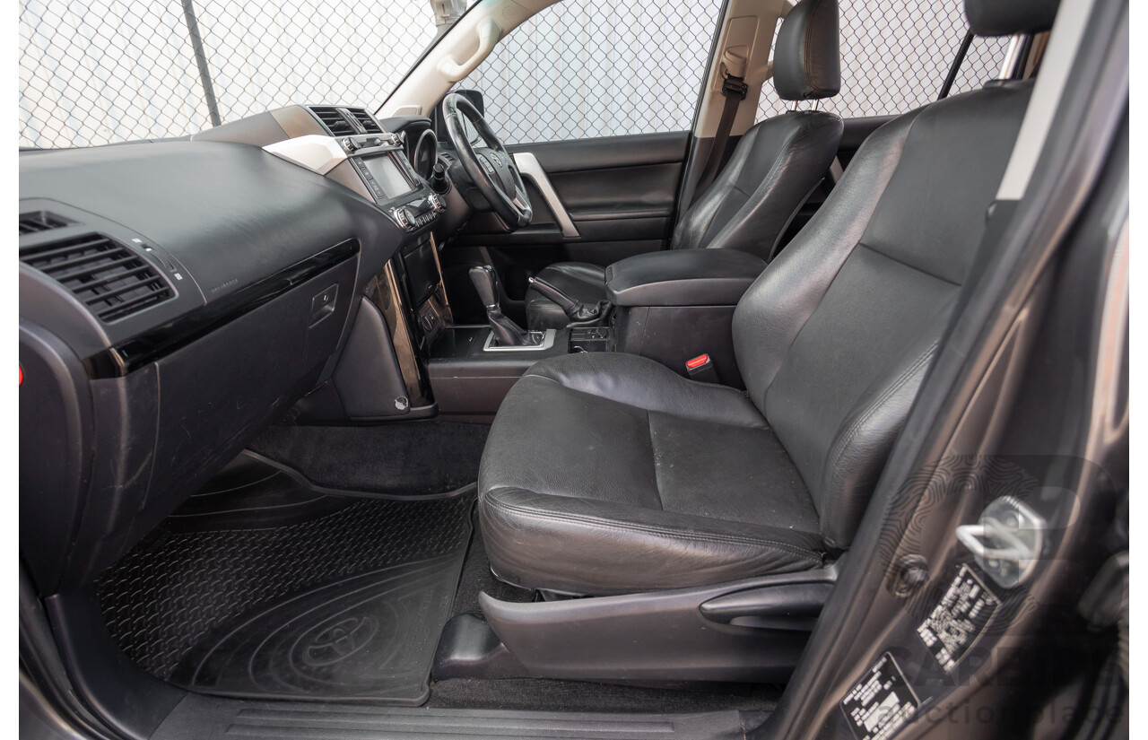 09/2015 Toyota Landcruiser Prado GXL (4x4) GDJ150R MY16 4D Wagon Magnetic Grey Metallic Turbo Diesel 2.8L - 7 seater