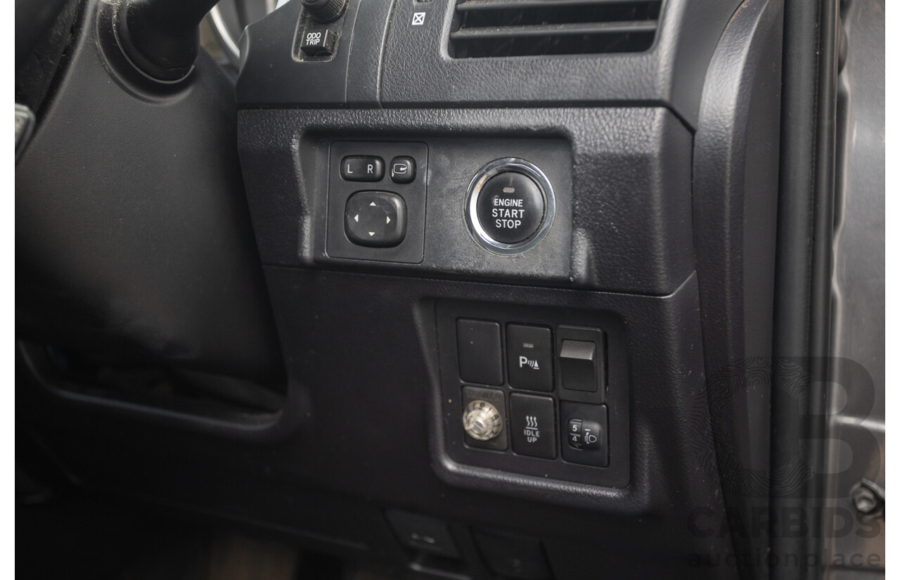 09/2015 Toyota Landcruiser Prado GXL (4x4) GDJ150R MY16 4D Wagon Magnetic Grey Metallic Turbo Diesel 2.8L - 7 seater