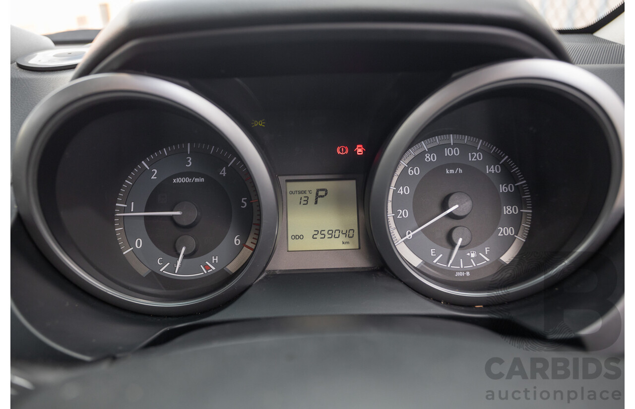 09/2015 Toyota Landcruiser Prado GXL (4x4) GDJ150R MY16 4D Wagon Magnetic Grey Metallic Turbo Diesel 2.8L - 7 seater