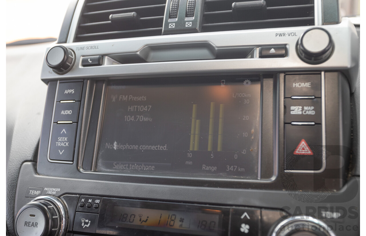 09/2015 Toyota Landcruiser Prado GXL (4x4) GDJ150R MY16 4D Wagon Magnetic Grey Metallic Turbo Diesel 2.8L - 7 seater