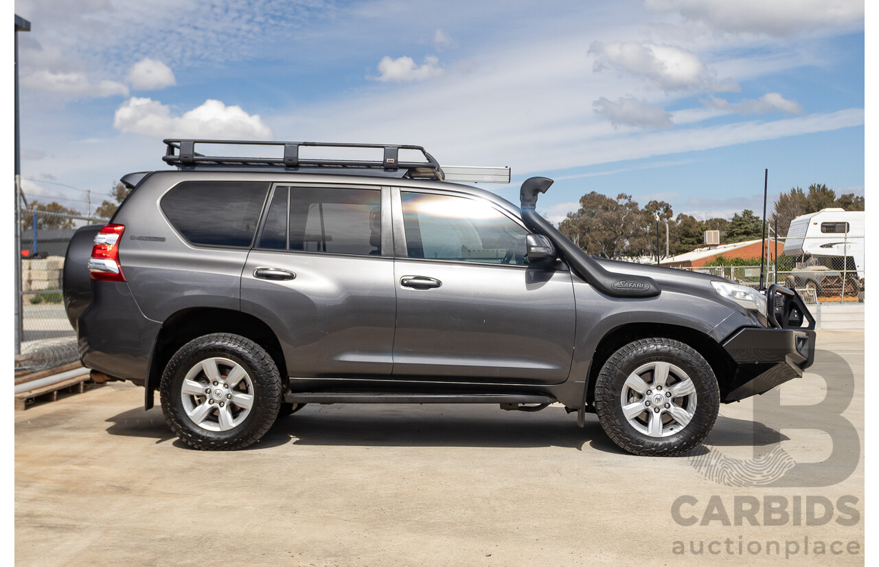 09/2015 Toyota Landcruiser Prado GXL (4x4) GDJ150R MY16 4D Wagon Magnetic Grey Metallic Turbo Diesel 2.8L - 7 seater