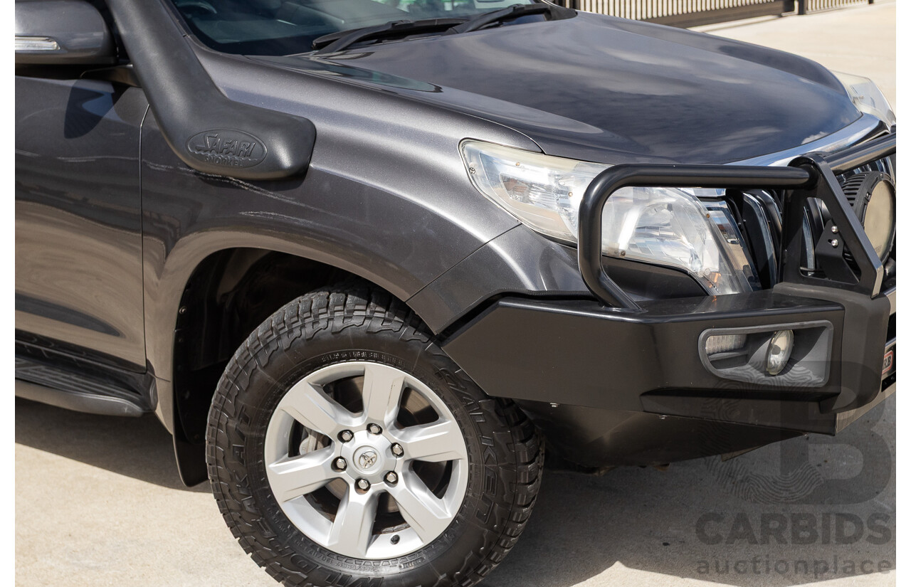 09/2015 Toyota Landcruiser Prado GXL (4x4) GDJ150R MY16 4D Wagon Magnetic Grey Metallic Turbo Diesel 2.8L - 7 seater