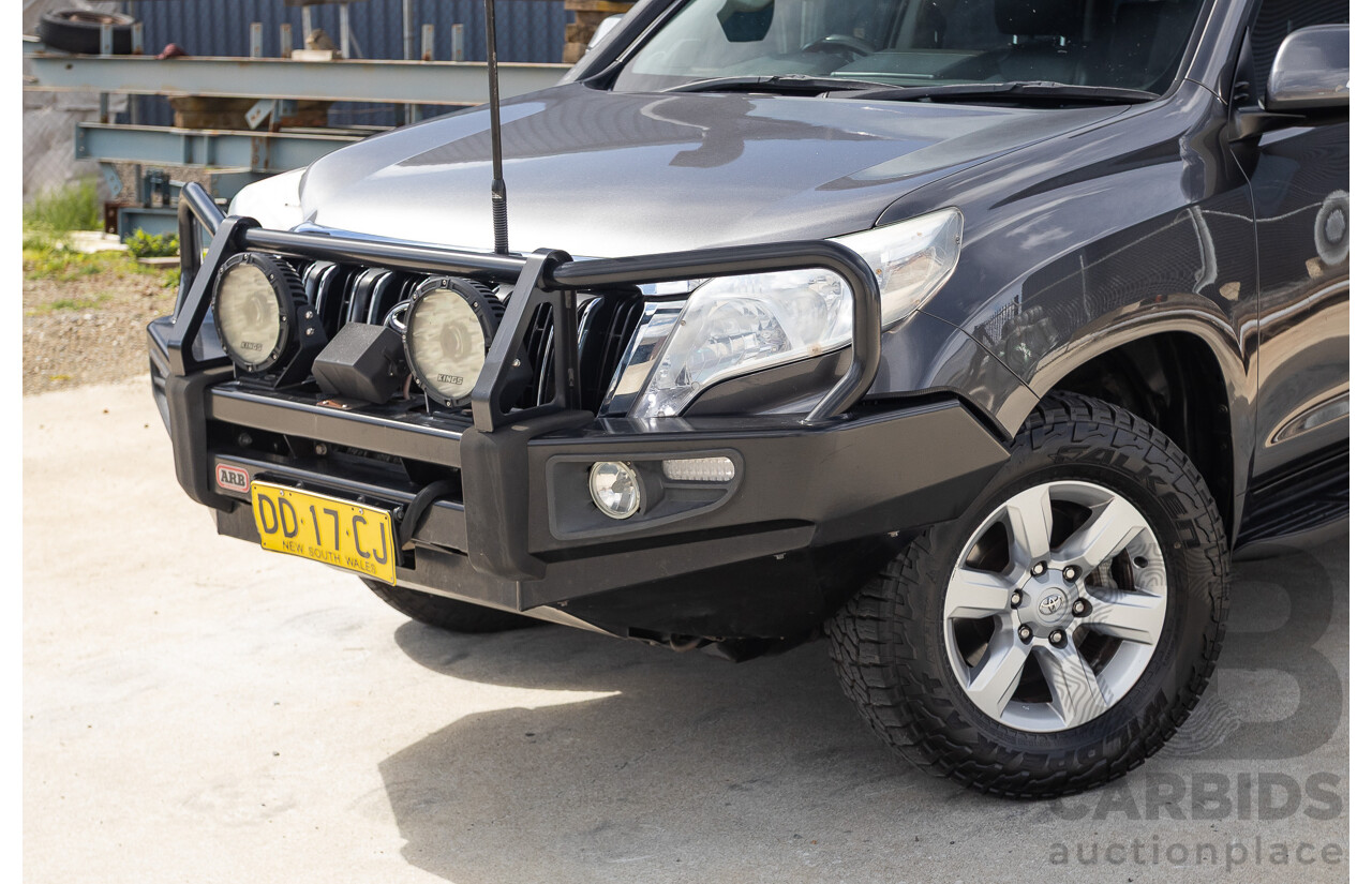 09/2015 Toyota Landcruiser Prado GXL (4x4) GDJ150R MY16 4D Wagon Magnetic Grey Metallic Turbo Diesel 2.8L - 7 seater