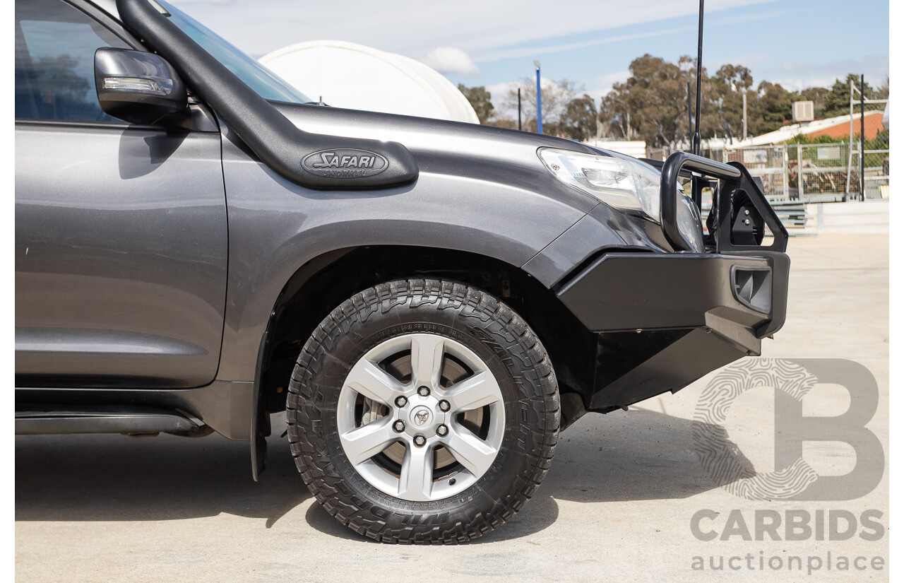 09/2015 Toyota Landcruiser Prado GXL (4x4) GDJ150R MY16 4D Wagon Magnetic Grey Metallic Turbo Diesel 2.8L - 7 seater