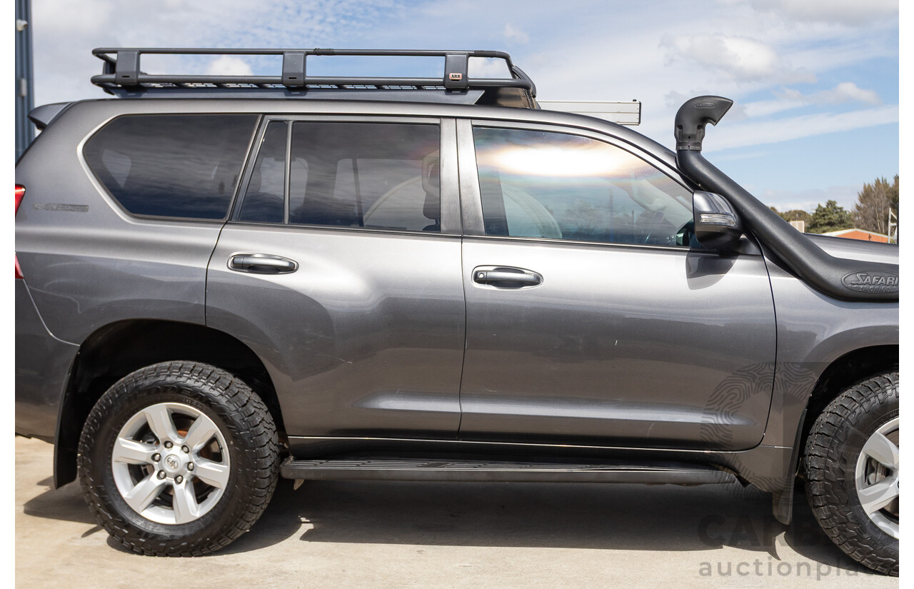 09/2015 Toyota Landcruiser Prado GXL (4x4) GDJ150R MY16 4D Wagon Magnetic Grey Metallic Turbo Diesel 2.8L - 7 seater