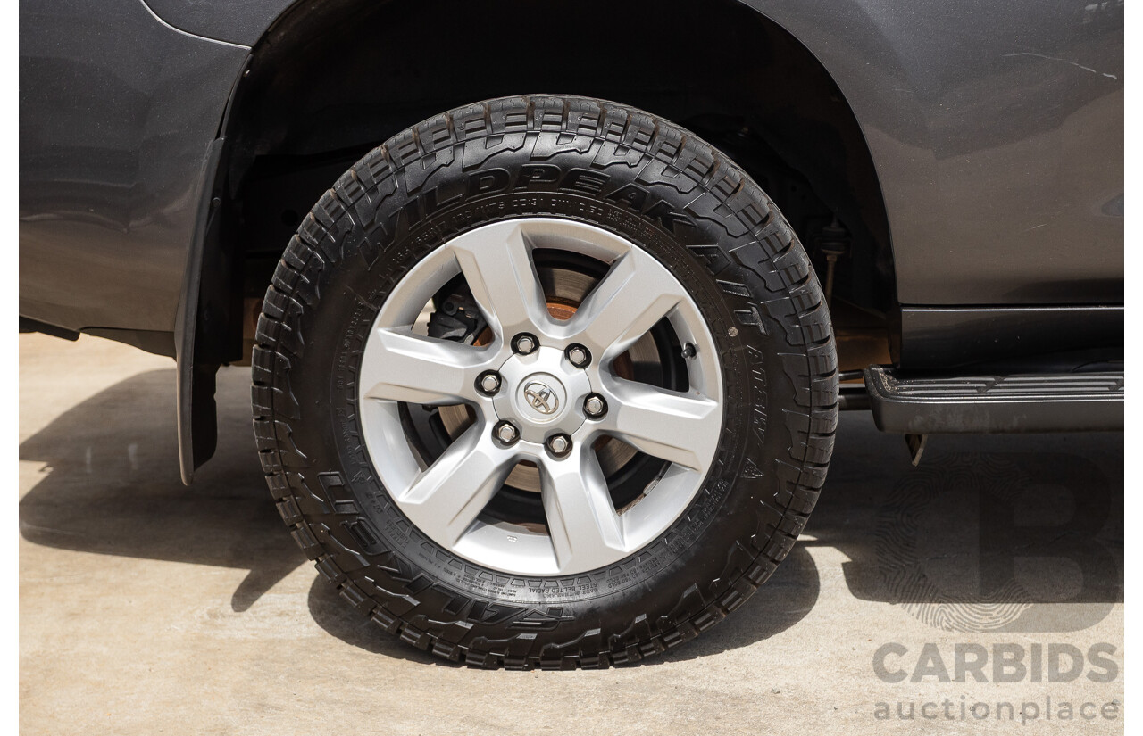 09/2015 Toyota Landcruiser Prado GXL (4x4) GDJ150R MY16 4D Wagon Magnetic Grey Metallic Turbo Diesel 2.8L - 7 seater