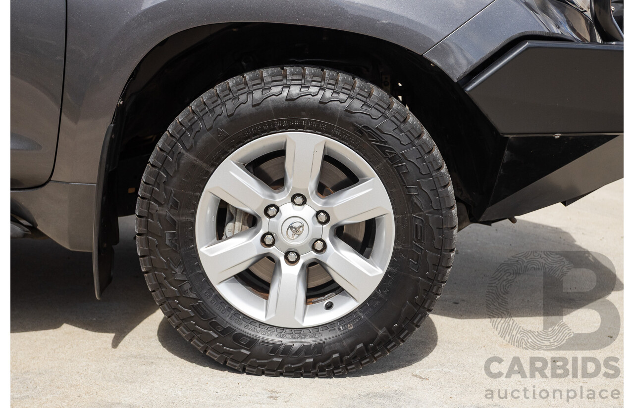09/2015 Toyota Landcruiser Prado GXL (4x4) GDJ150R MY16 4D Wagon Magnetic Grey Metallic Turbo Diesel 2.8L - 7 seater
