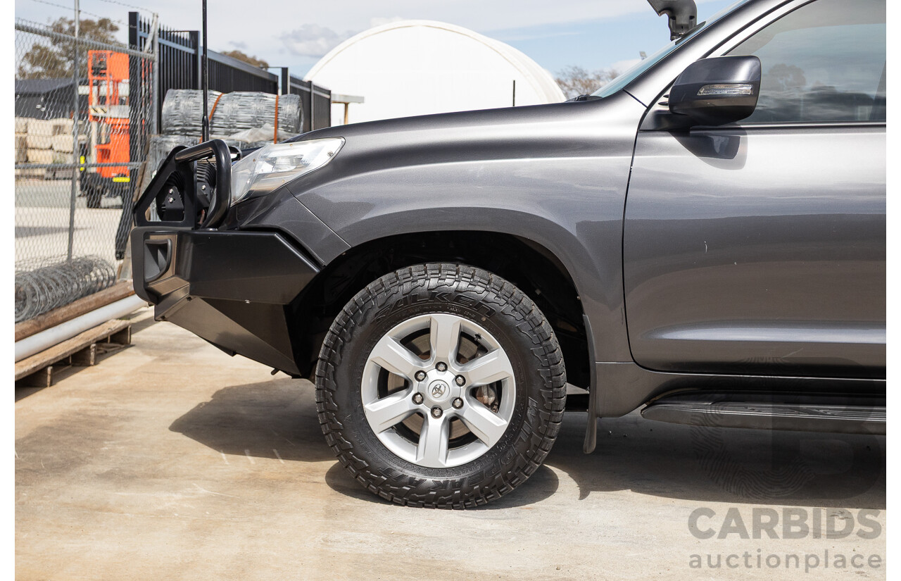 09/2015 Toyota Landcruiser Prado GXL (4x4) GDJ150R MY16 4D Wagon Magnetic Grey Metallic Turbo Diesel 2.8L - 7 seater