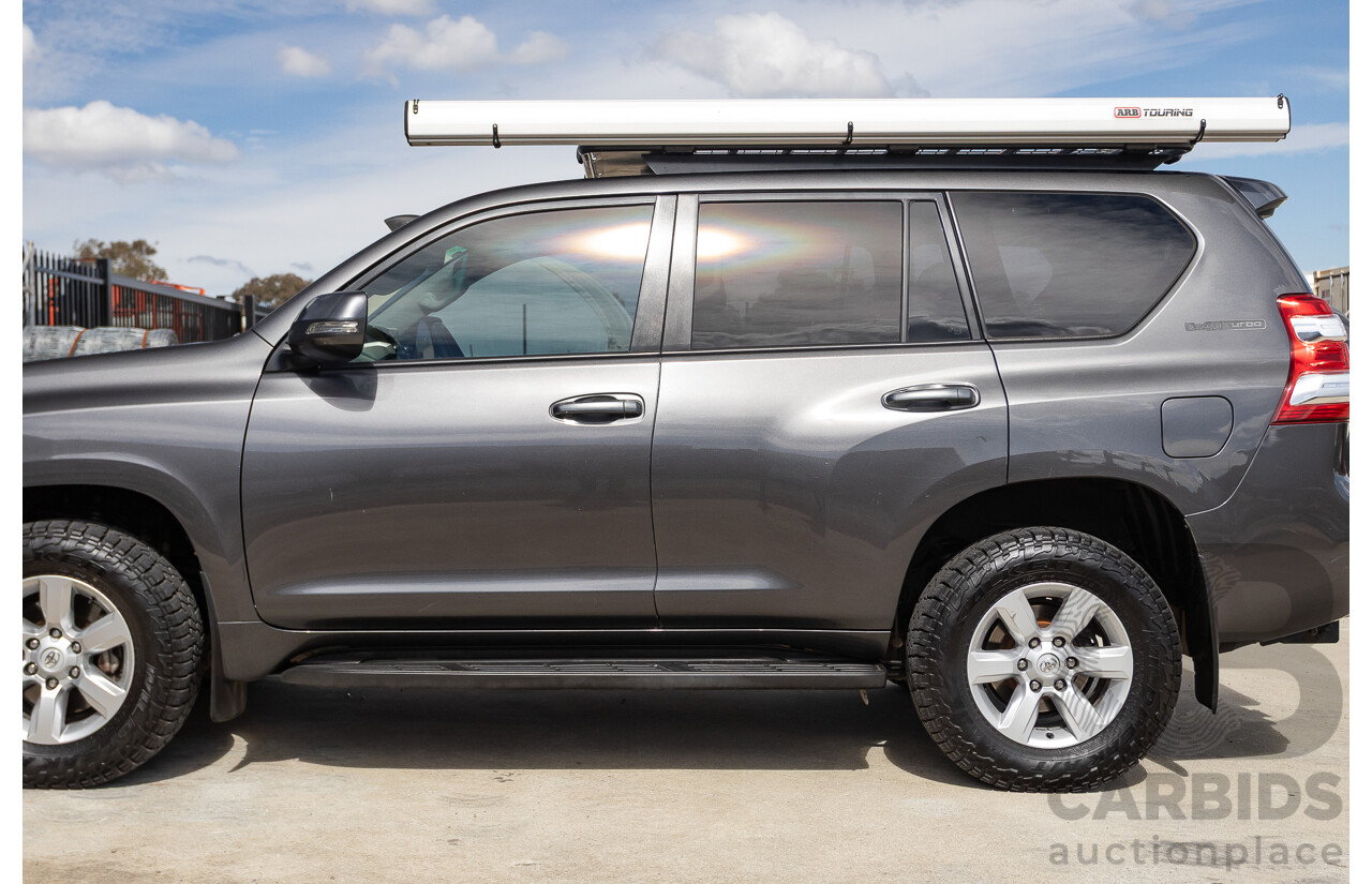09/2015 Toyota Landcruiser Prado GXL (4x4) GDJ150R MY16 4D Wagon Magnetic Grey Metallic Turbo Diesel 2.8L - 7 seater