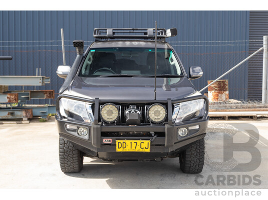 09/2015 Toyota Landcruiser Prado GXL Premium Pack (4x4) GDJ150R MY16 4D Wagon Magnetic Grey Metallic Turbo Diesel 2.8L - 7 seater