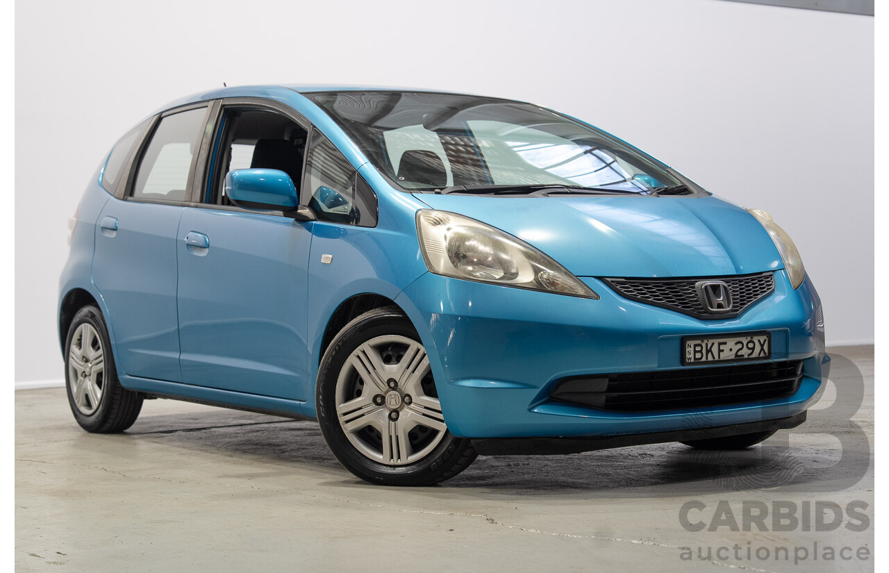 07/2009 Honda Jazz GLi GE 5D Hatchback Blue 1.3L
