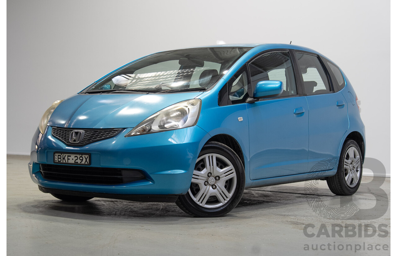 07/2009 Honda Jazz GLi GE 5D Hatchback Blue 1.3L