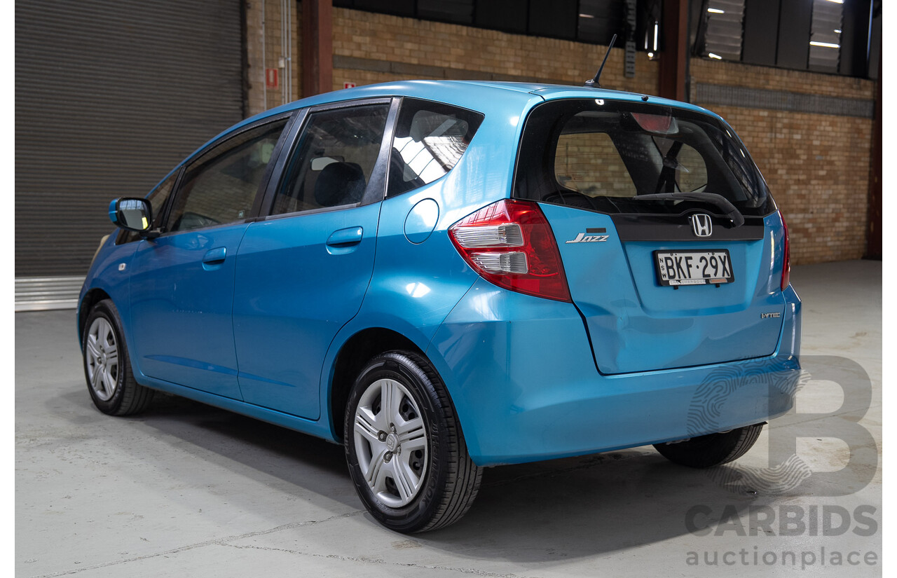 07/2009 Honda Jazz GLi GE 5D Hatchback Blue 1.3L
