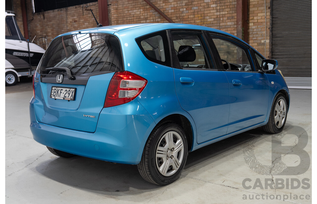 07/2009 Honda Jazz GLi GE 5D Hatchback Blue 1.3L