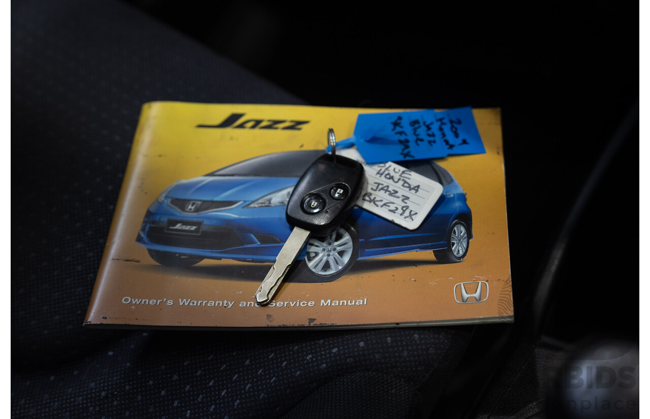07/2009 Honda Jazz GLi GE 5D Hatchback Blue 1.3L