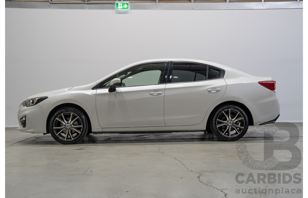 09/2017 Subaru Impreza 2.0i-L (AWD) MY17 4d Sedan White 2.0L