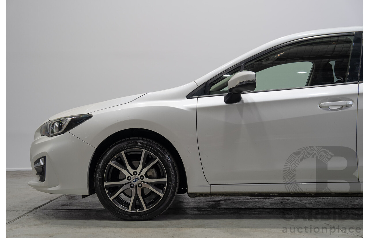 09/2017 Subaru Impreza 2.0i-L (AWD) MY17 4d Sedan White 2.0L