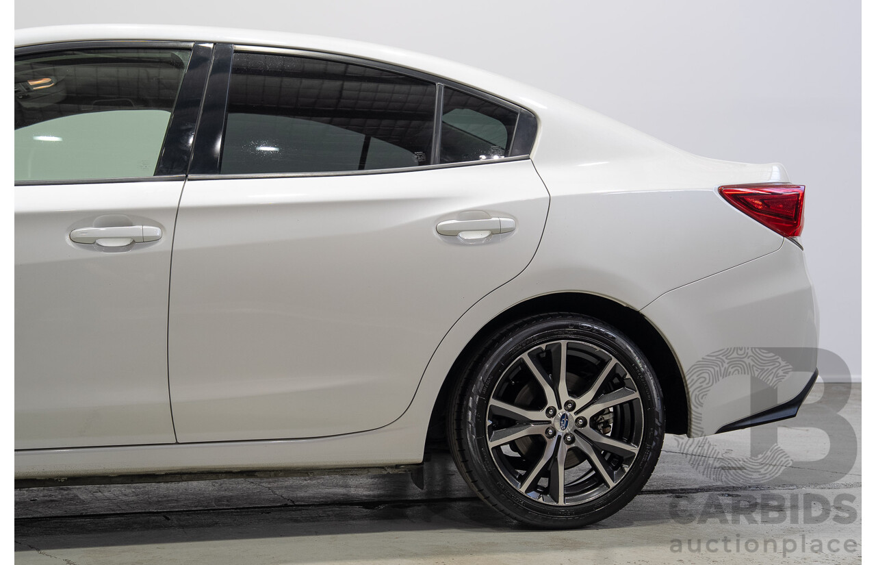 09/2017 Subaru Impreza 2.0i-L (AWD) MY17 4d Sedan White 2.0L