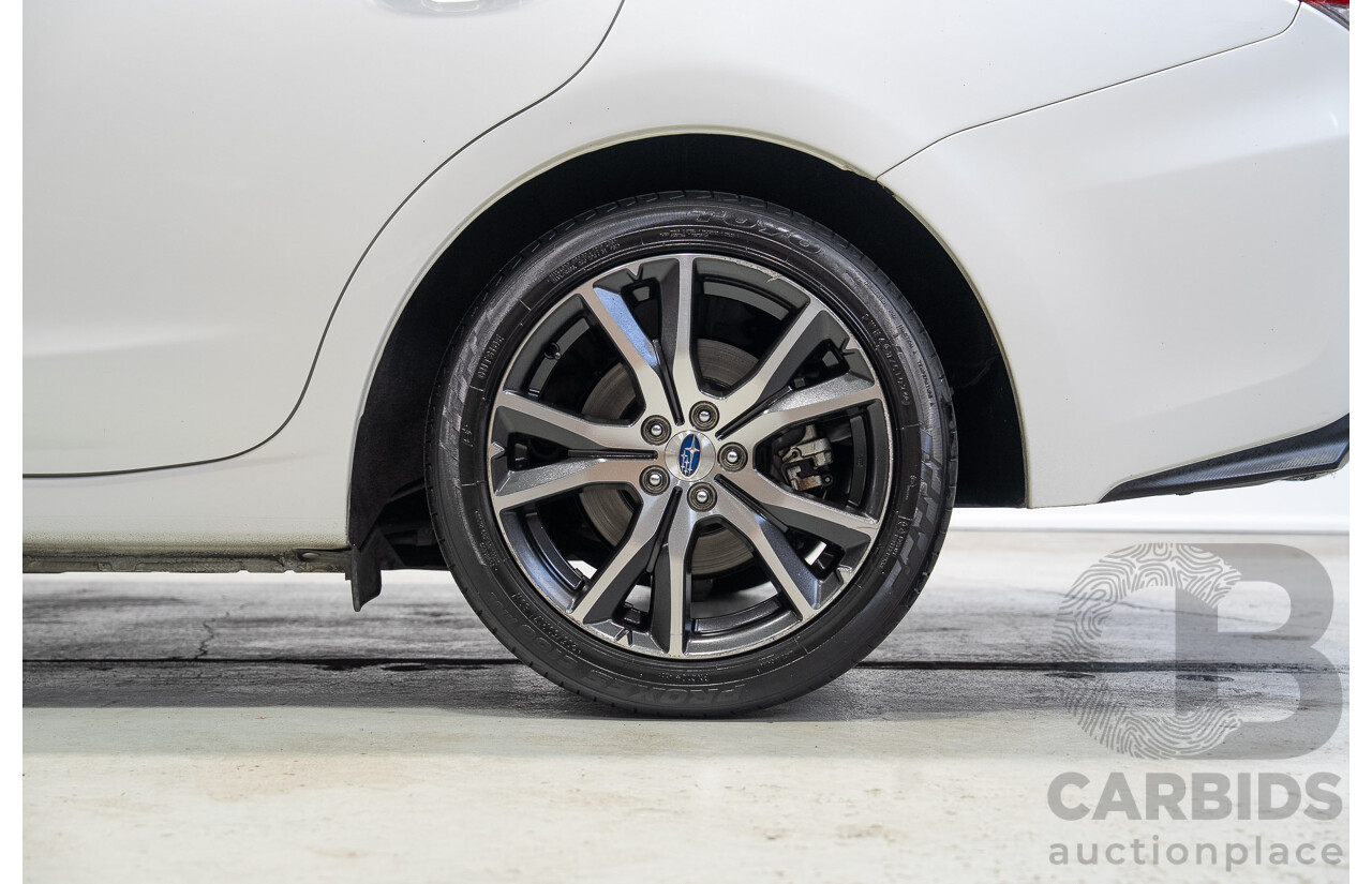 09/2017 Subaru Impreza 2.0i-L (AWD) MY17 4d Sedan White 2.0L