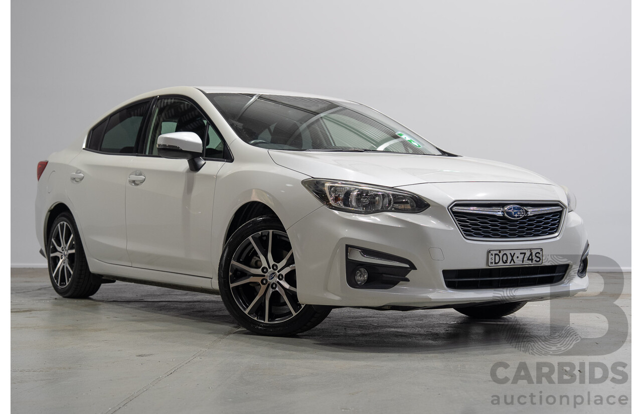 09/2017 Subaru Impreza 2.0i-L (AWD) MY17 4d Sedan White 2.0L