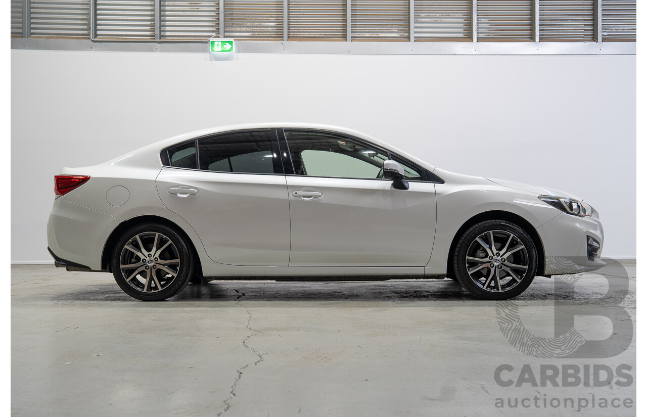 09/2017 Subaru Impreza 2.0i-L (AWD) MY17 4d Sedan White 2.0L