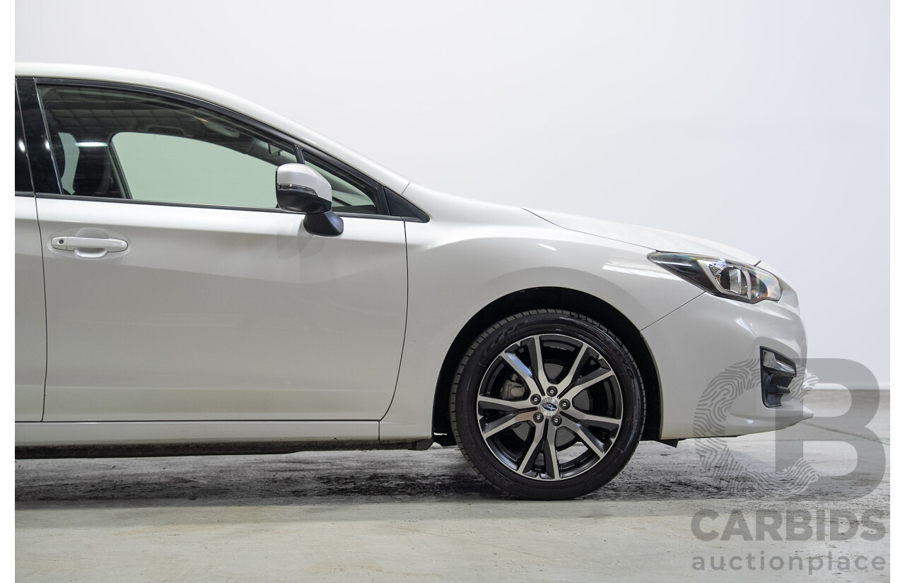 09/2017 Subaru Impreza 2.0i-L (AWD) MY17 4d Sedan White 2.0L